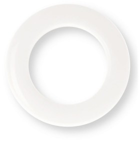 Przelotki plastikowe decoringi białe 35,5mm