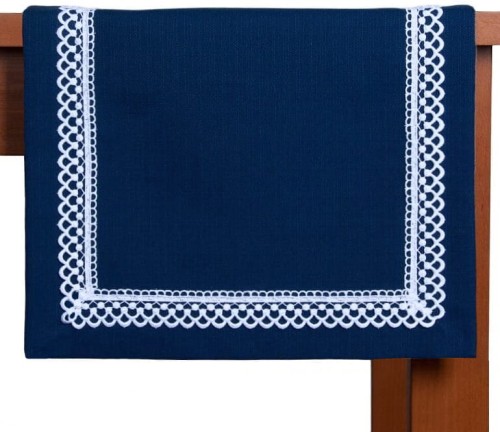 Bieżnik plamoodporny Versal niebieski