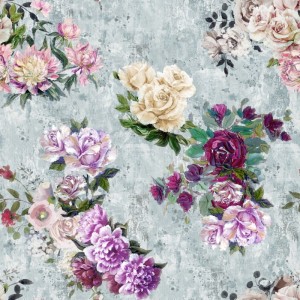 Tkanina Materiał na zasłony obrusy Valentin Błękitna