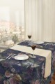 Obrus AZ-161 Kwiaty granat 140x220