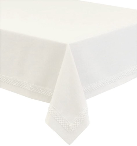 Obrus z koronką plamoodporny Versal 140x400