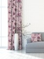 Zasłona w kwiaty Fiore różowa 140x250