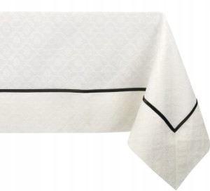 Obrus Plamoodporny Elegancki z mankietem 140x240 Cardin Kremowy