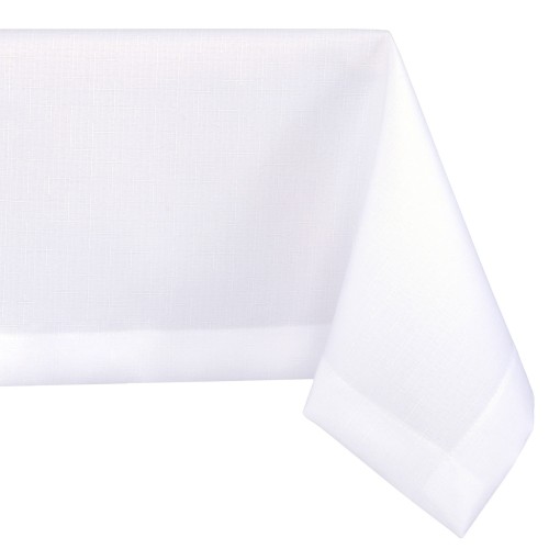 Obrus plamoodporny Agat biały 140x260