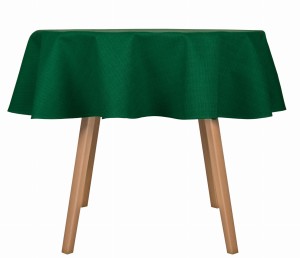 Obrus okrągły plamoodporny Koło Ø120 Topaz Zielony