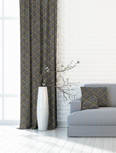 Zasłona Trevo 140x250 Szara