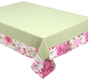 Obrus plamoodporny z ramką 140x200 Sammer zielony