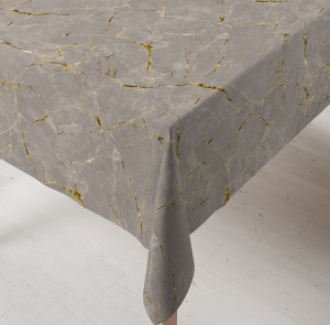 Obrus dekoracyjny Marmo 140x260 Beżowy     