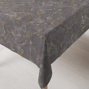 Obrus dekoracyjny Marmo 140x280 Szary      