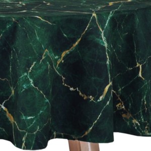 Obrus okrągły Dekoracyjny Koło  Ø120  Marmo Zielony 