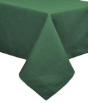 Obrus plamoodporny Topaz Ciemny zielony szyty na wymiar 