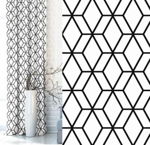 Zasłona zaciemniająca na taśmie 140x250 Favi Biała