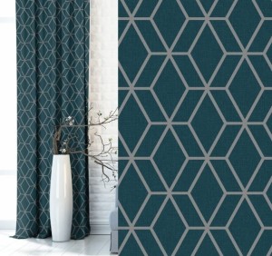 Zasłona zaciemniająca na taśmie 140x250  Favi Zielona