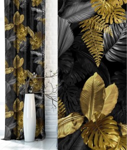 Zasłona Zaciemniająca z przelotkami 140x250 Velvet Panama Szara