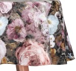 Obrus okrągły w kwiaty Koło Ø140 Lea Oliwkowy