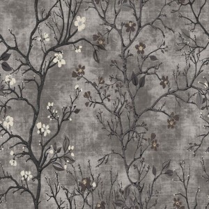 Tkanina Materiał na zasłony poszewki Foresta Brązowy