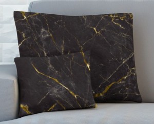 Poszewka dekoracyjna na poduszkę 40x40 Marmo Grafitowa