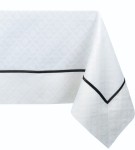 Obrus Plamoodporny Elegancki z mankietem 140x300 Cardin Biały