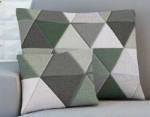 Poszewka dekoracyjna na poduszkę 50x50 Trangolo Zielona