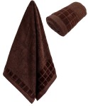 Ręcznik Kąpielowy Hotel Spa Bawełna 500GSM 50x100 Larisa brązowy