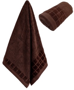 Ręcznik Kąpielowy Hotel Spa Bawełna 500GSM 50x100 Larisa brązowy