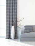 Zasłona dekoracyjna AZ-166 szary 140x250