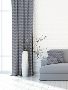 Zasłona dekoracyjna AZ-166 szary 140x250