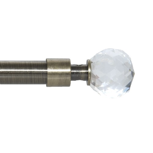 Karnisz Cafe mini zazdrostka Kula Crystal antyk